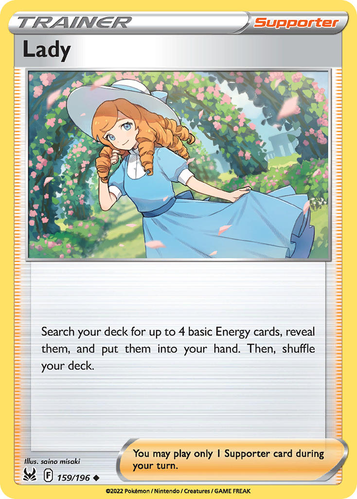 Lady - Lost Origin (Uncommon) [LOR-159] English / Near Mint / Normal
