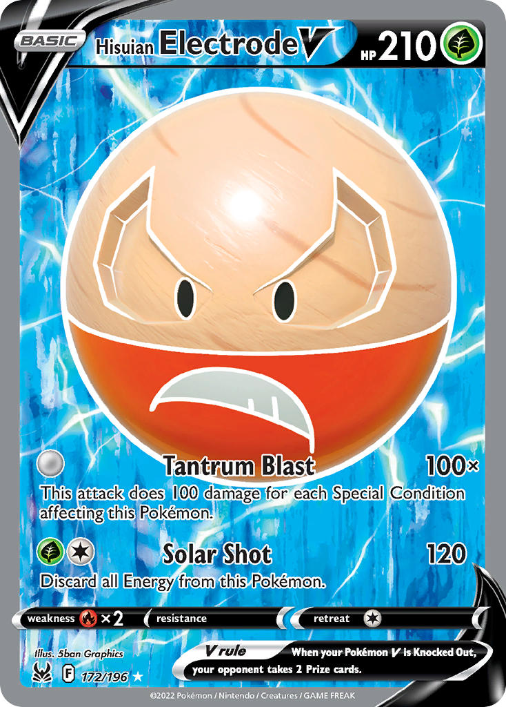 Hisuian Electrode V - Lost Origin (Ultra Rare) [LOR-172] English / Near Mint / Normal