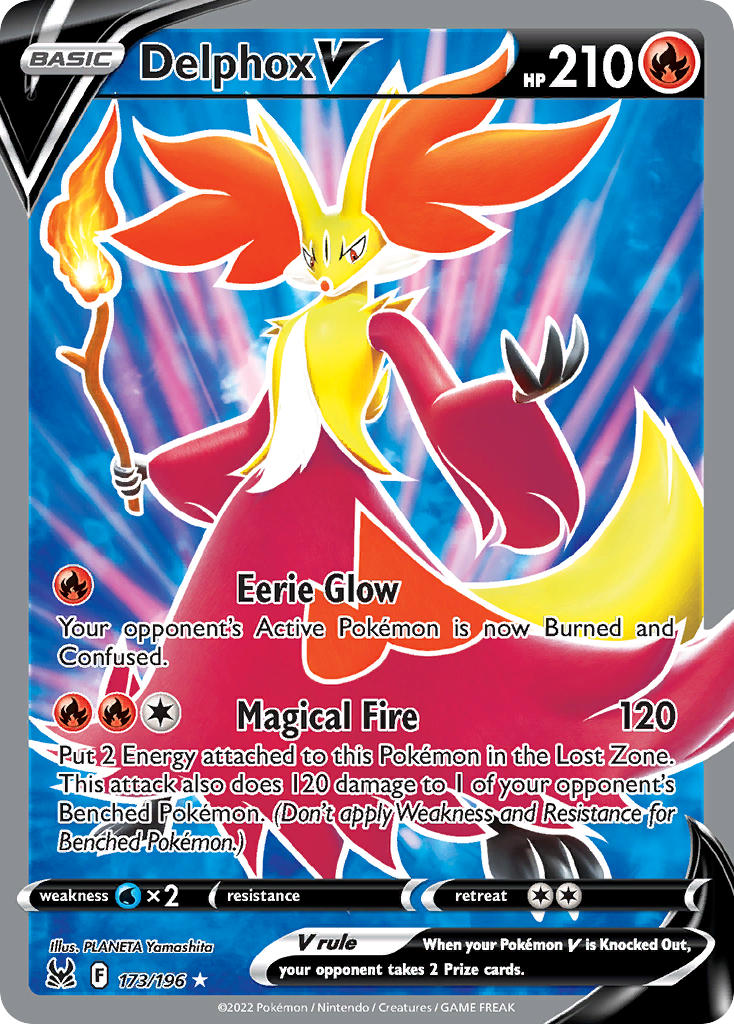 Delphox V - Lost Origin (Ultra Rare) [LOR-173] English / Near Mint / Normal