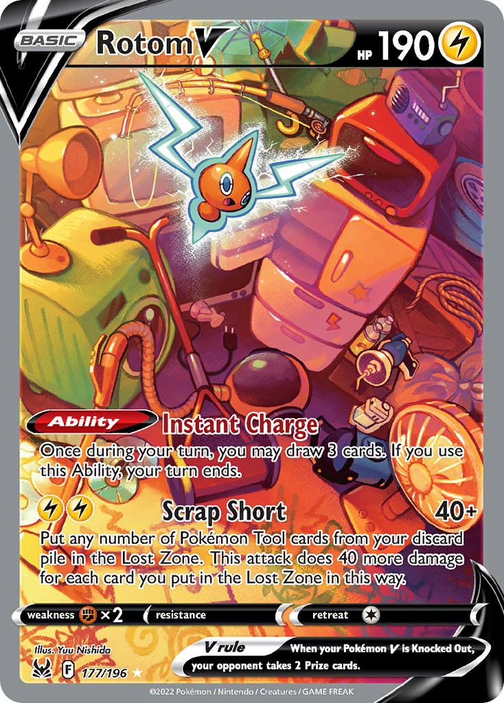 Rotom V - Lost Origin (Ultra Rare) [LOR-177] English / Near Mint / Normal