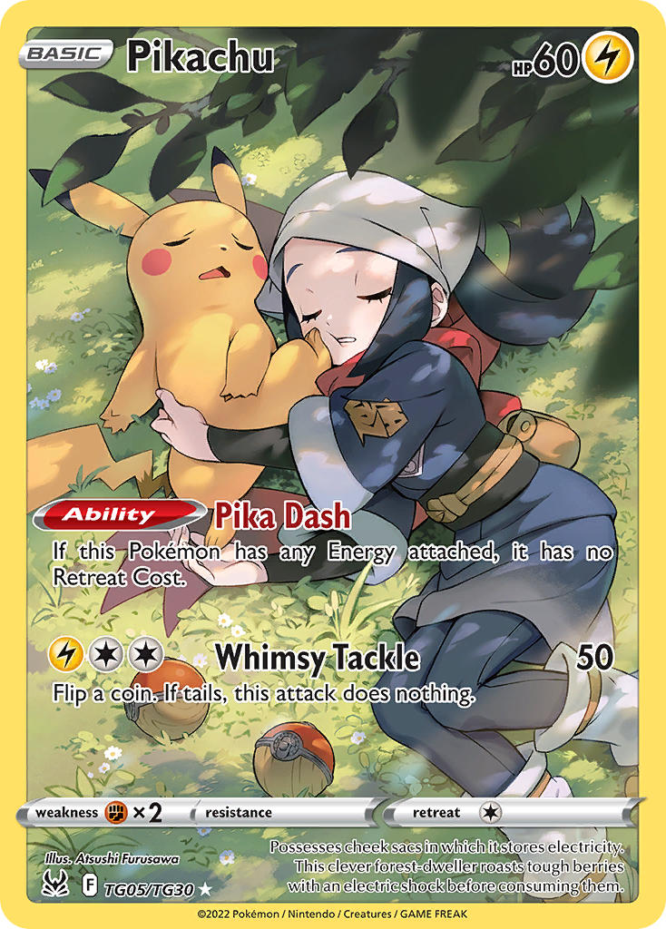 Pikachu - Lost Origin (Holo Rare) [LOR-TG05] English / Near Mint / Normal
