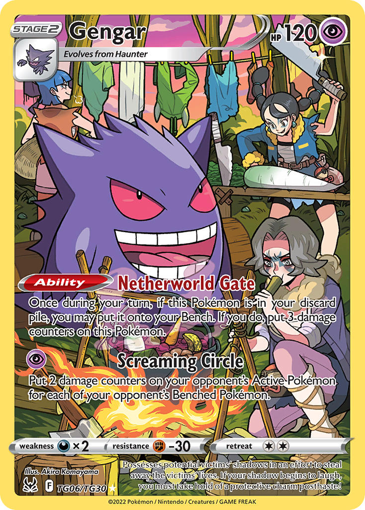 Gengar - Lost Origin (Holo Rare) [LOR-TG06] English / Near Mint / Normal