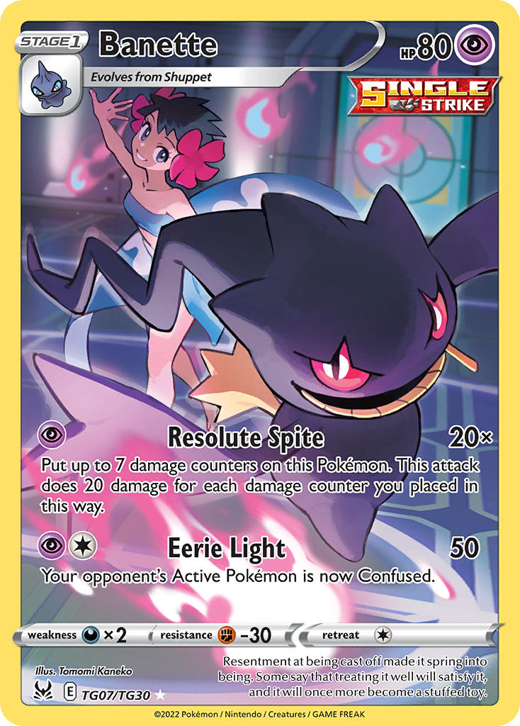 Banette - Lost Origin (Holo Rare) [LOR-TG07] English / Good / Normal