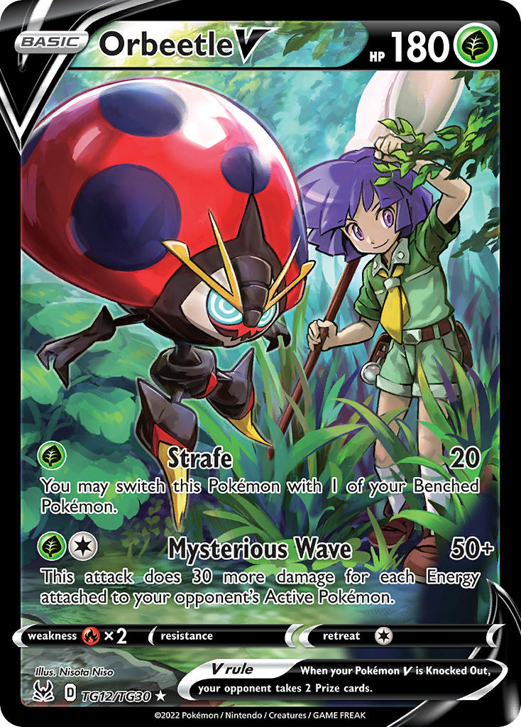 Orbeetle V - Lost Origin (Ultra Rare) [LOR-TG12] English / Near Mint / Normal
