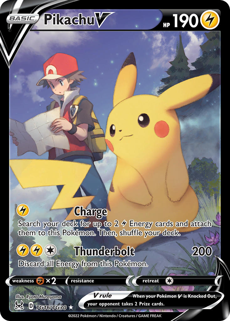 Pikachu V - Lost Origin (Ultra Rare) [LOR-TG16] English / Near Mint / Normal