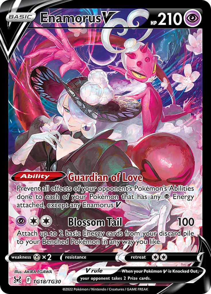 Enamorus V - Lost Origin (Ultra Rare) [LOR-TG18] English / Near Mint / Normal