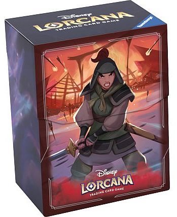 Disney Lorcana TCG: Mulan - Soldier in Training. Deck Box