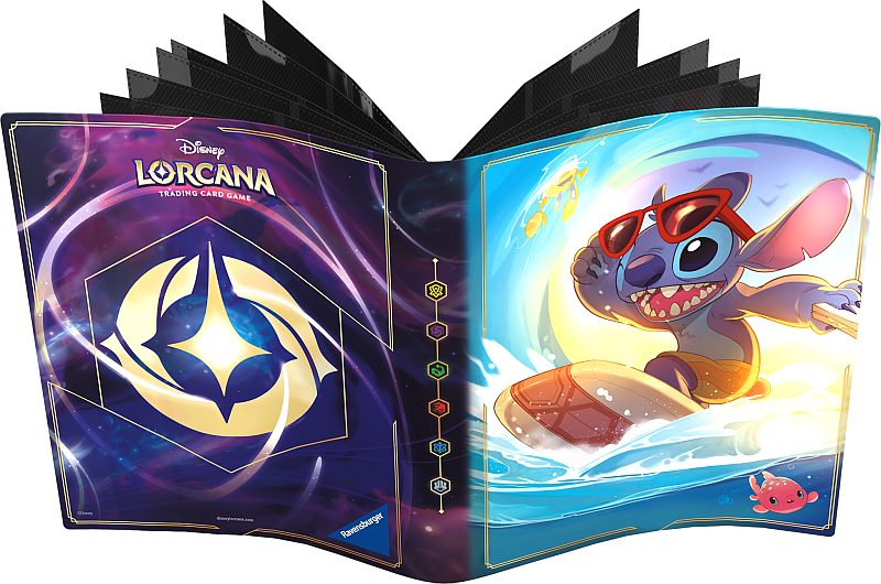 Disney Lorcana TCG: Stitch Lorebook - Card Portfolio - 4-Pocket (Samlemappe)