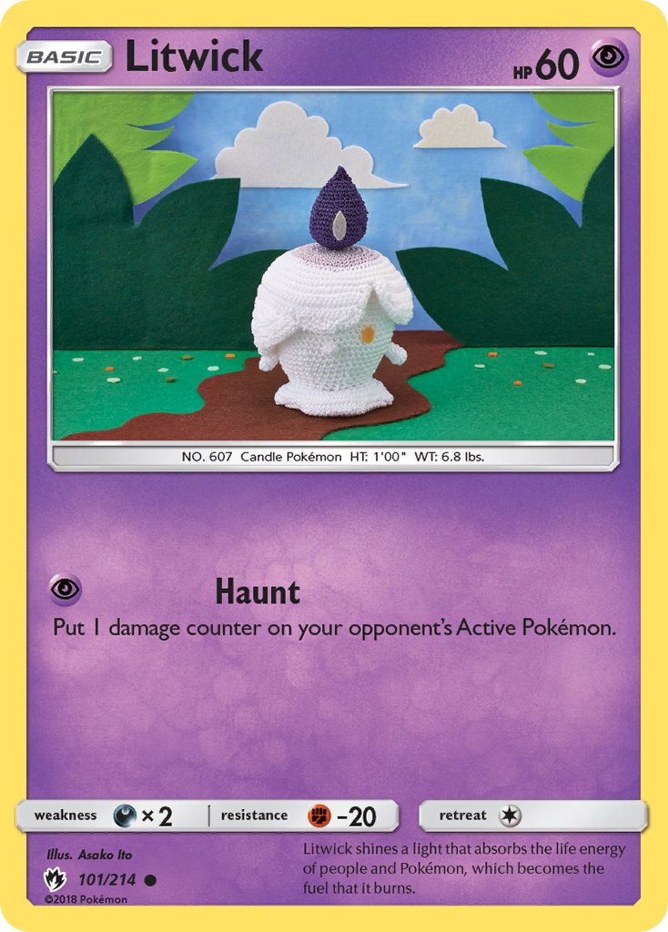Litwick - Lost Thunder (Common) [LOT-101] English / Near Mint / Normal