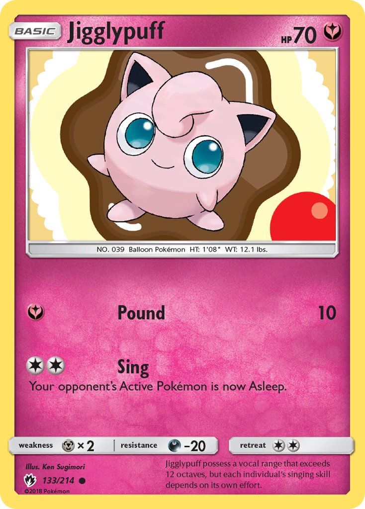 Jigglypuff - Lost Thunder (Common) [LOT-133] English / Near Mint / Normal