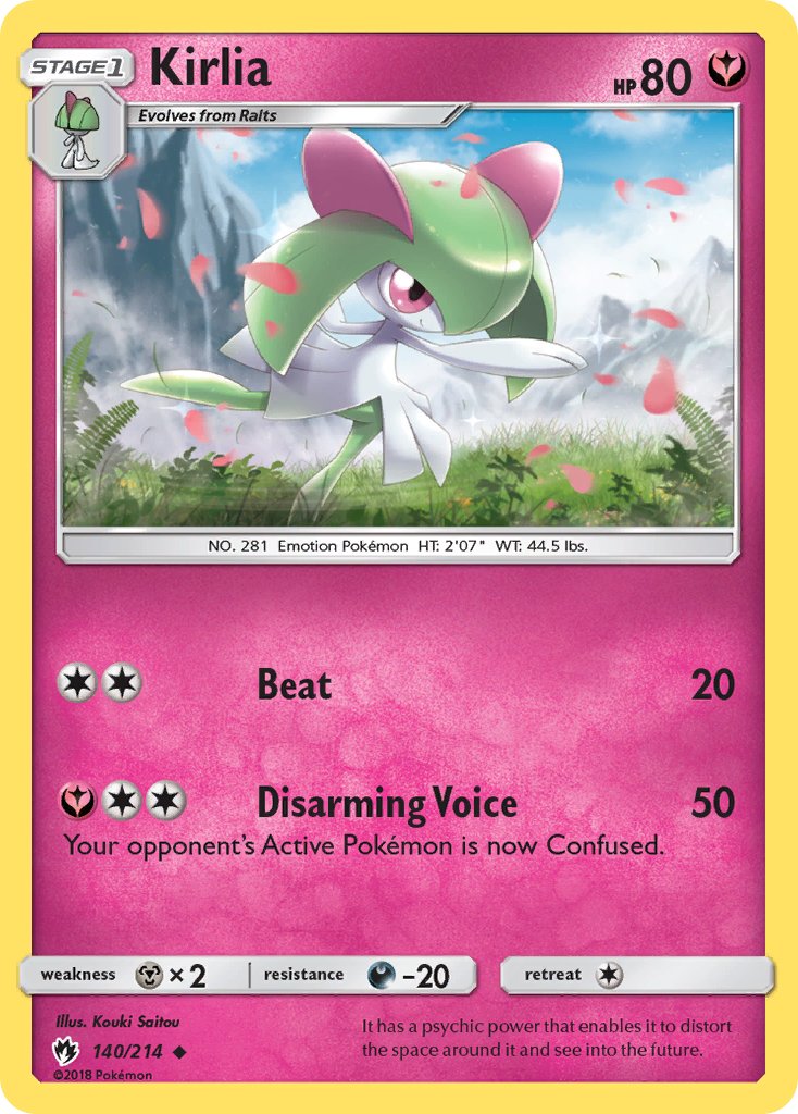 Kirlia - Lost Thunder (Uncommon) [LOT-140] English / Near Mint / Normal