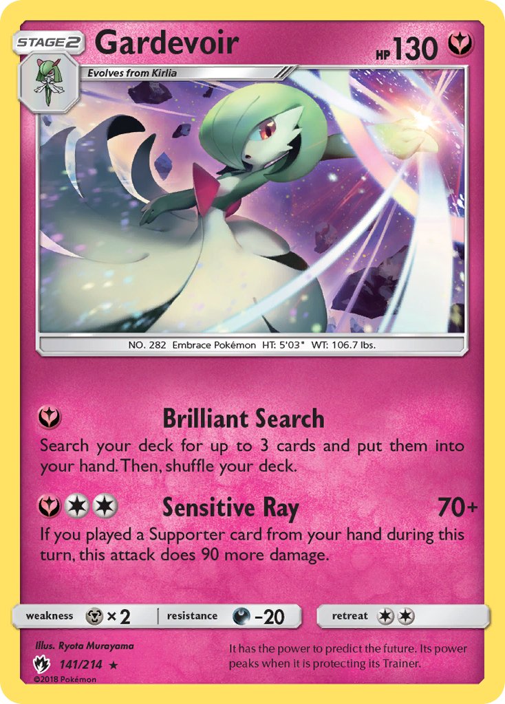 Gardevoir - Lost Thunder (Holo Rare) [LOT-141] English / Near Mint / Normal