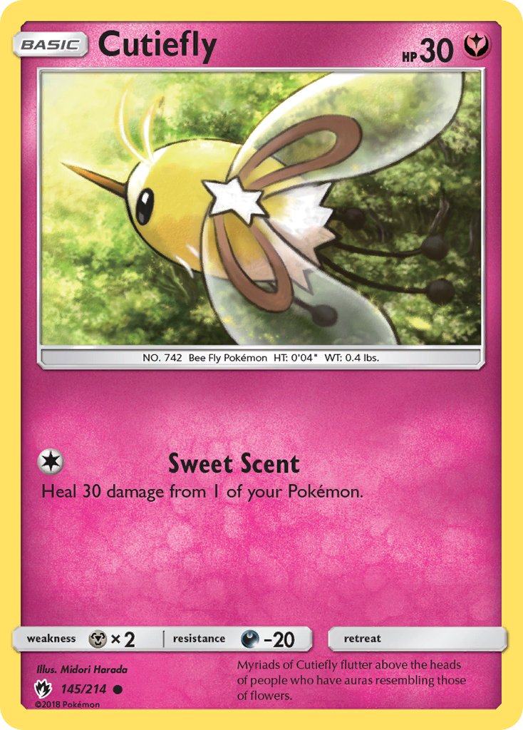 Cutiefly - Lost Thunder (Common) [LOT-145] English / Near Mint / Normal