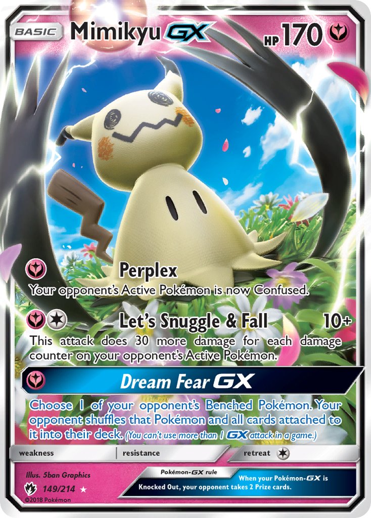 Mimikyu GX - Lost Thunder (Ultra Rare) [LOT-149] English / Near Mint / Normal
