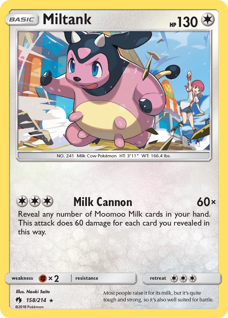 Miltank - Lost Thunder (Rare) [LOT-158] English / Near Mint / Normal