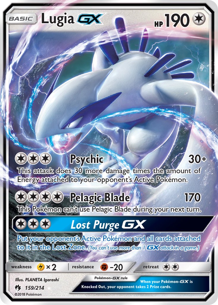 Lugia GX - Lost Thunder (Ultra Rare) [LOT-159] English / Good / Normal
