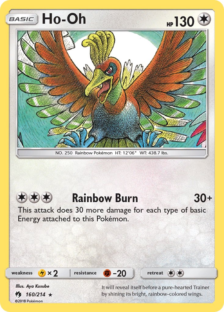Ho-Oh - Lost Thunder (Rare) [LOT-160] English / Near Mint / Normal