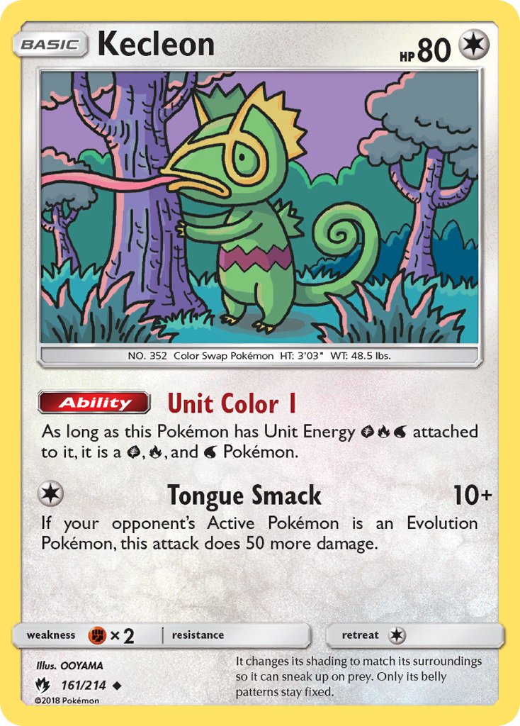Kecleon - Lost Thunder (Uncommon) [LOT-161] English / Near Mint / Normal
