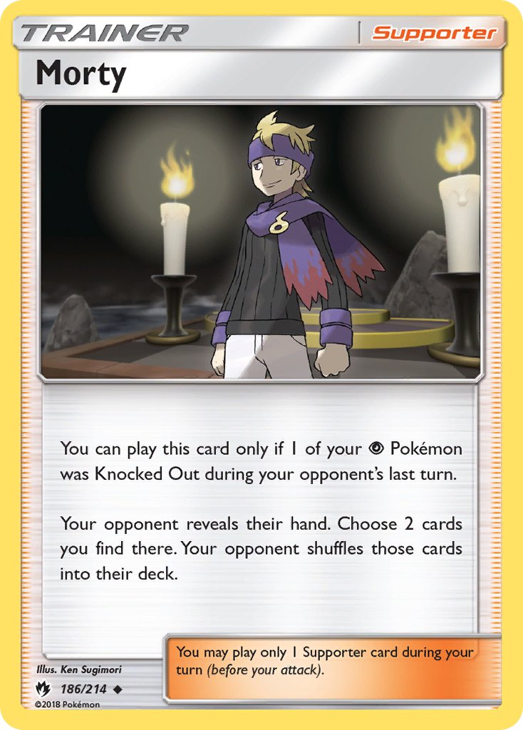 Morty - Lost Thunder (Uncommon) [LOT-186] English / Near Mint / Normal