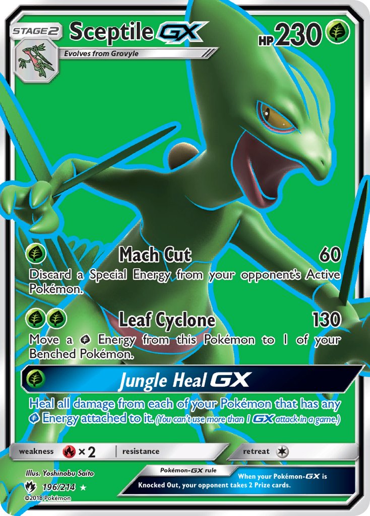 Sceptile GX - Lost Thunder (Ultra Rare) [LOT-196] English / Played / Normal