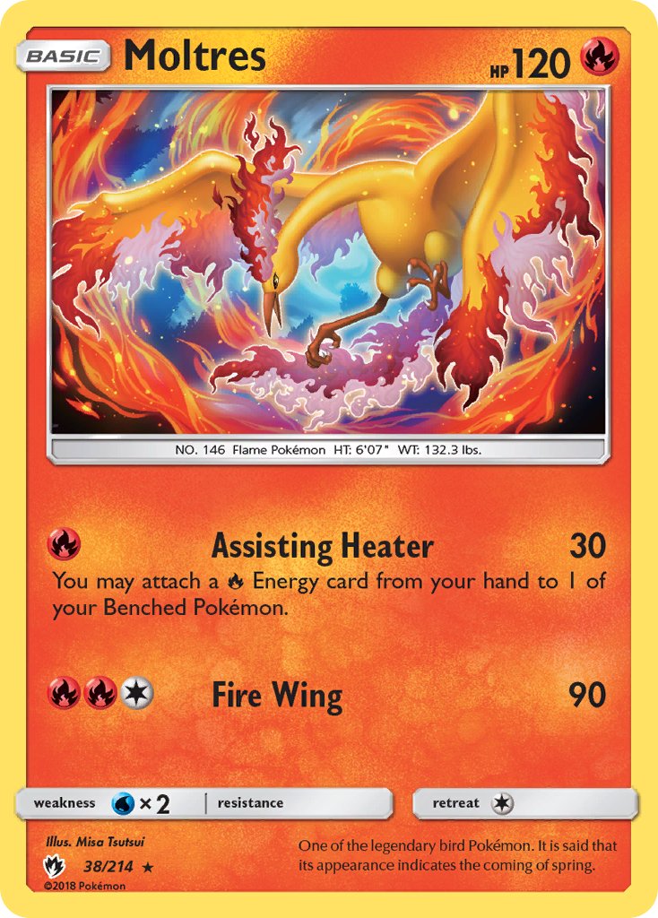 Moltres - Lost Thunder (Rare) [LOT-38] English / Near Mint / Normal