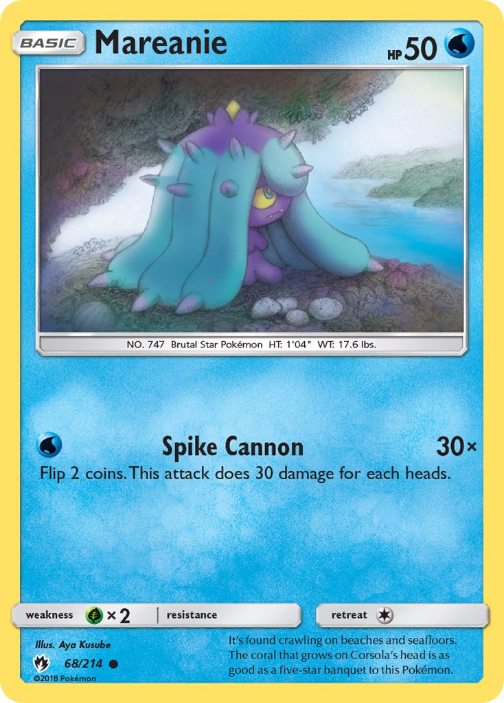 Mareanie - Lost Thunder (Common) [LOT-68] English / Near Mint / Normal