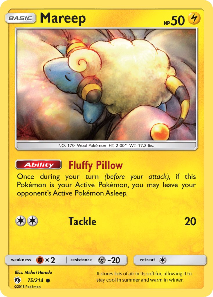 Mareep - Lost Thunder (Common) [LOT-75] English / Near Mint / Normal
