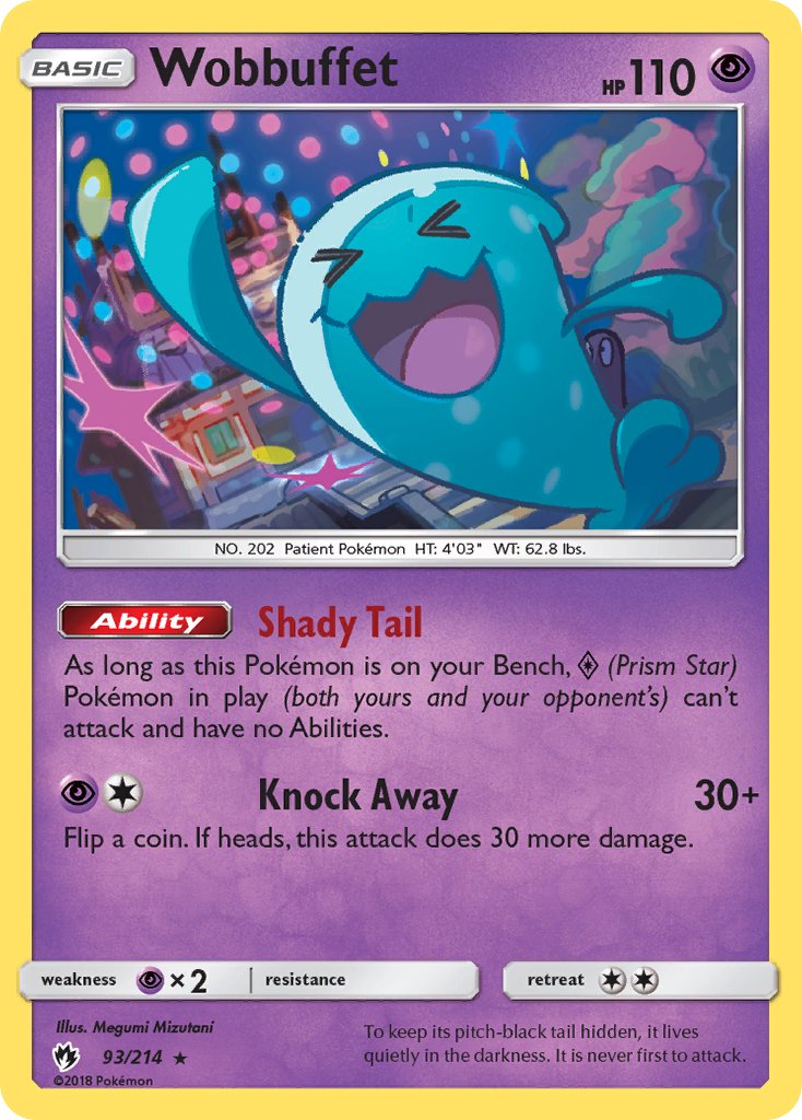 Wobbuffet - Lost Thunder (Rare) [LOT-93] English / Near Mint / Normal