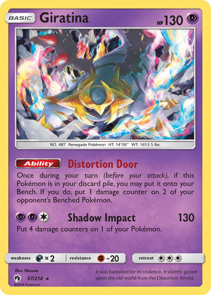 Giratina - Lost Thunder (Holo Rare) [LOT-97] English / Near Mint / Normal