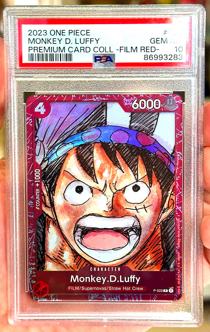 Monkey D. Luffy - Alternate Art - Premium Card Collection - P-022 - PSA 10