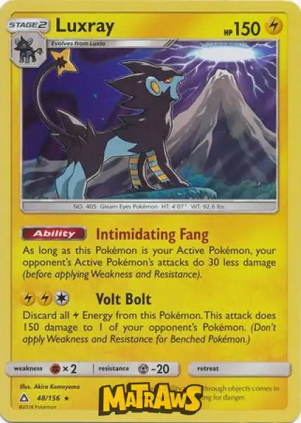 Luxray - Holo 48/156 Enkeltkort