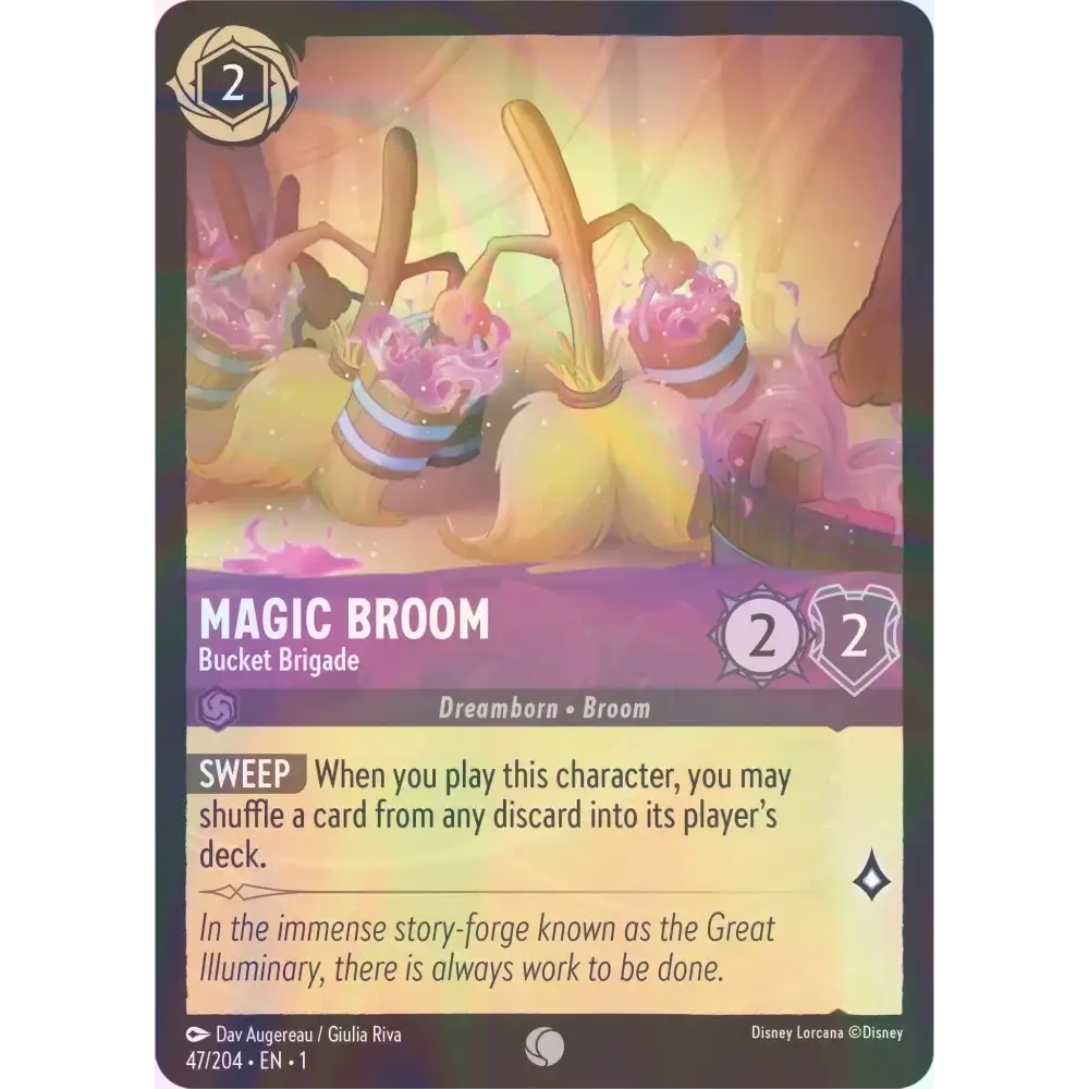 Magic Broom - Bucket Brigade - Foil (Common) - 47/204