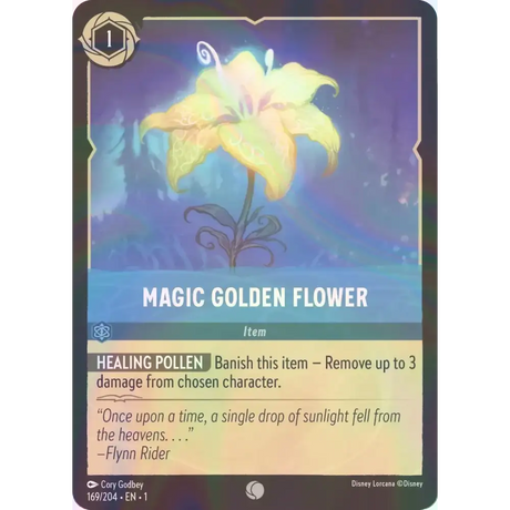Magic Golden Flower - Foil (Common) - 169/204 - Disney