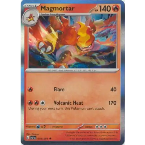 Magmortar - Holo - 010/091 - Enkeltkort