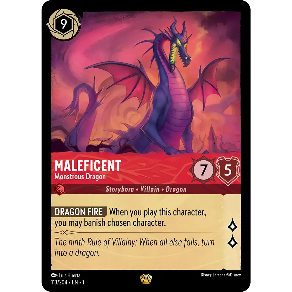 Maleficent - Monstrous Dragon (Legendary) - 113/204