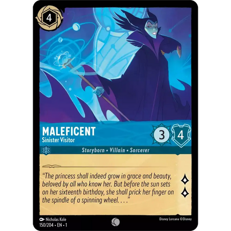 Maleficent - Sinister Visitor (Common) - 150/204 - Disney