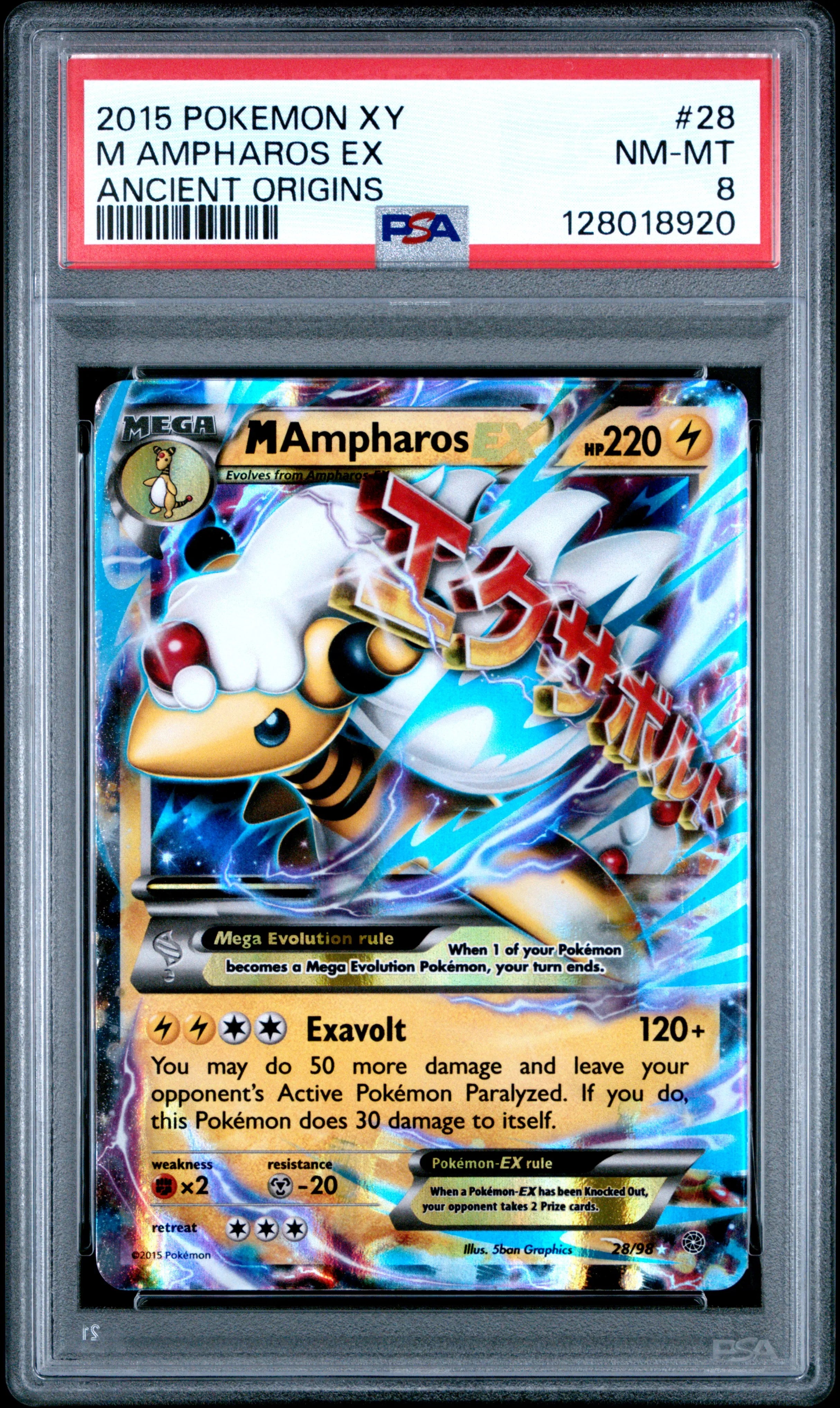 MAmpharos EX - Ancient Origins (Ultra Rare) [AOR-28]