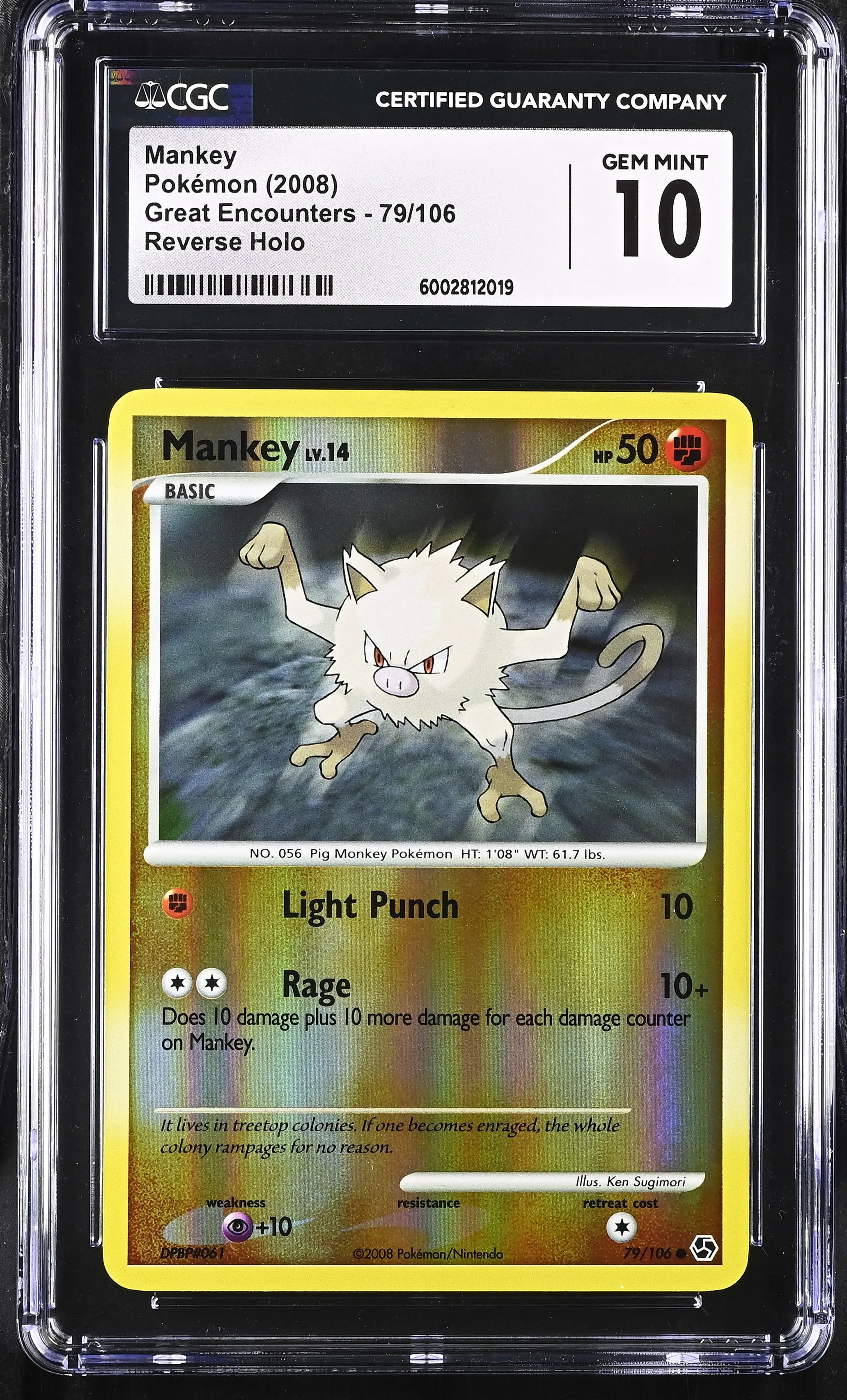Mankey Lv.14 - Great Encounters (Common) [GE-79]