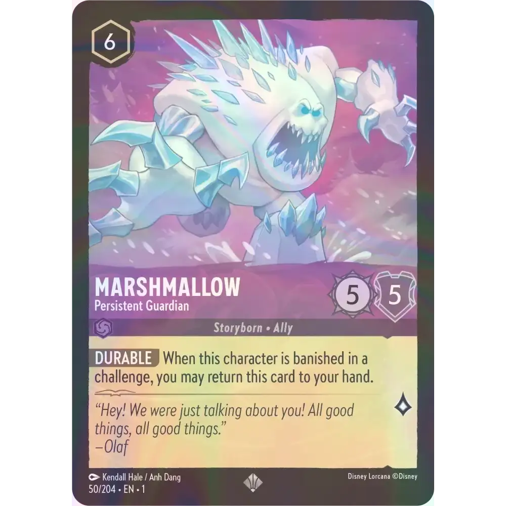 Marshmallow - Persistent Guardian - Foil (Super Rare)