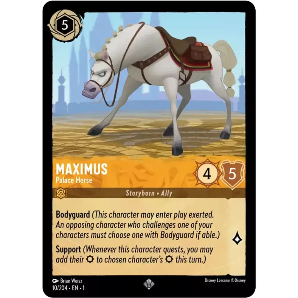 Maximus - Palace Horse (Super Rare) - 10/204 - Disney