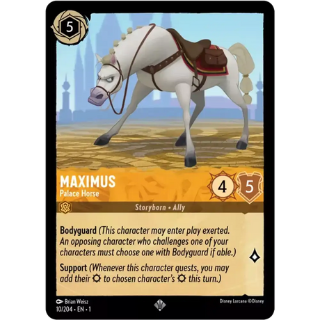 Maximus - Palace Horse (Super Rare) - 10/204 - Disney