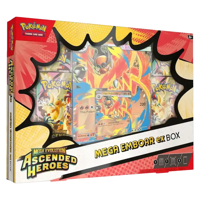 Mega Evolution: Ascended Heroes - ex Box Kortspil