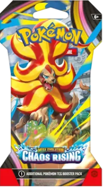 Pokémon TCG: Mega Evolution: Chaos Rising Sleeved Booster Pack