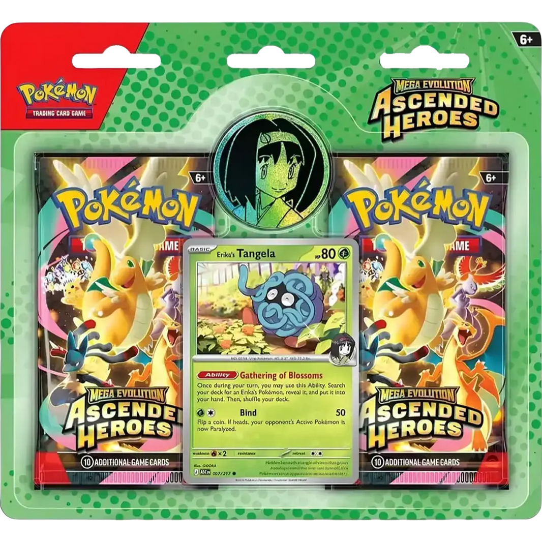 Pokémon TCG: Mega Evolution: Ascended Heroes - 2-Pack Blister Collection