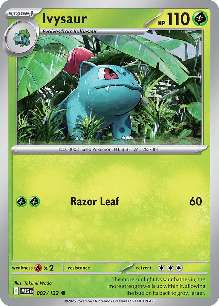 Ivysaur - Mega Evolution (Common) [MEG-002] English / Near Mint / Reverse-Holo Normal