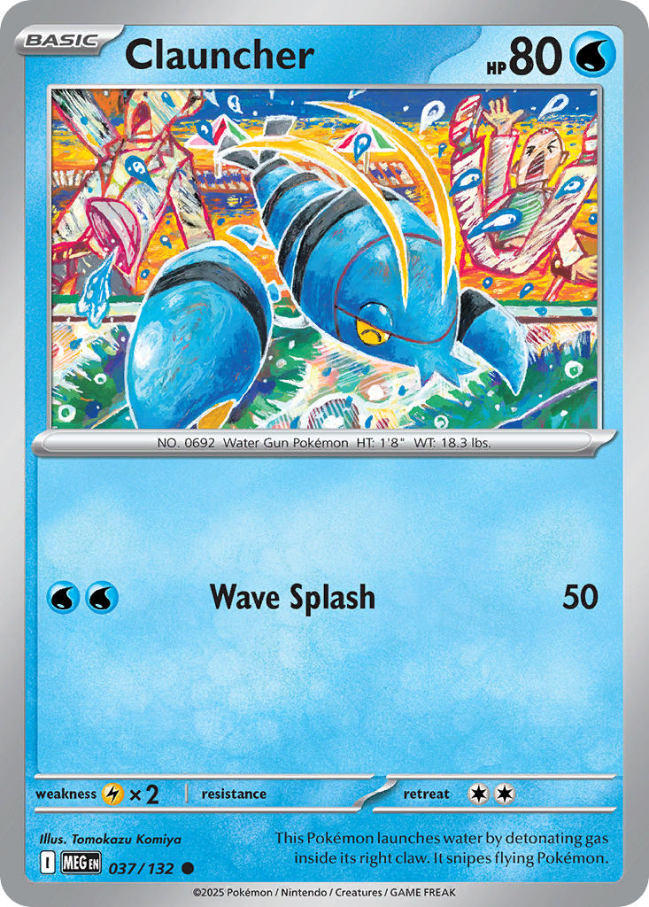 Clauncher - Mega Evolution (Common) [MEG-037] English / Near Mint / Reverse-Holo Normal