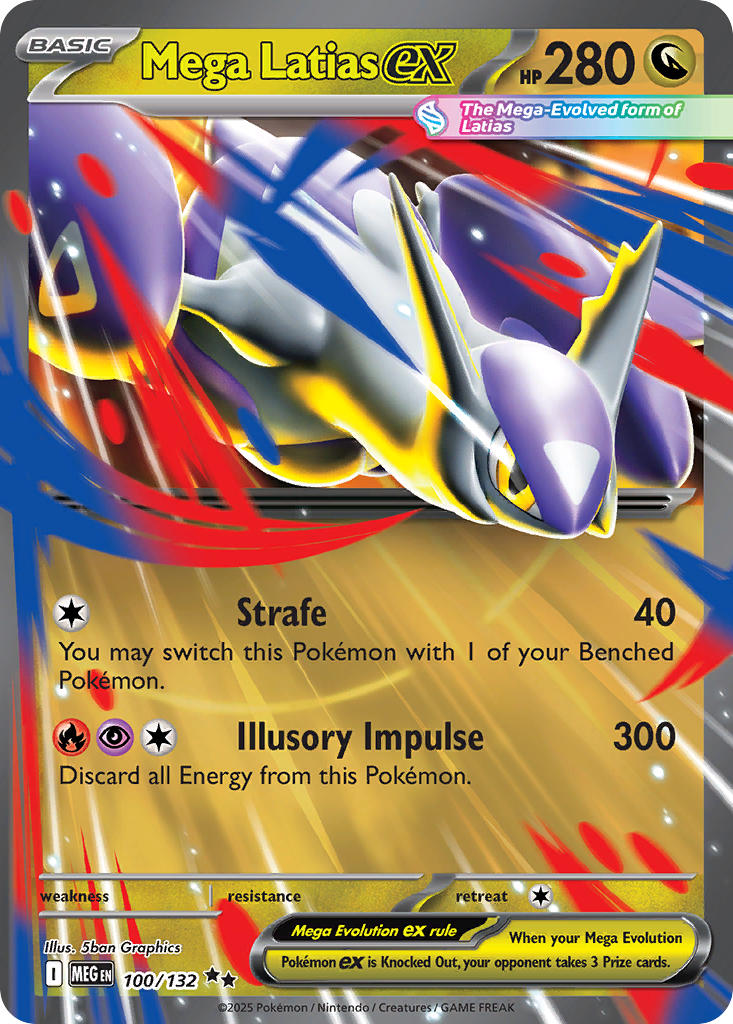 Mega Latias ex - Mega Evolution (Double Rare) [MEG-100] English / Near Mint / Normal