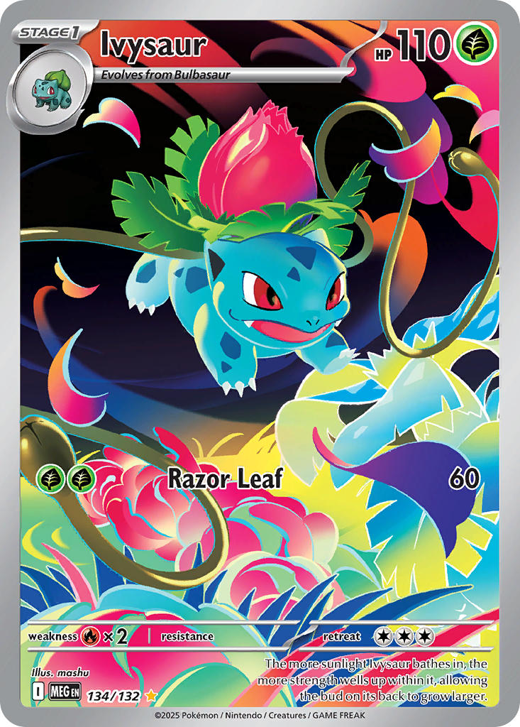 Ivysaur - Mega Evolution (Illustration Rare) [MEG-134] English / Near Mint / Normal