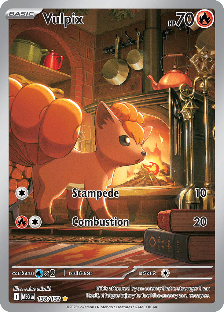 Vulpix - Mega Evolution (Illustration Rare) [MEG-138] English / Near Mint / Normal