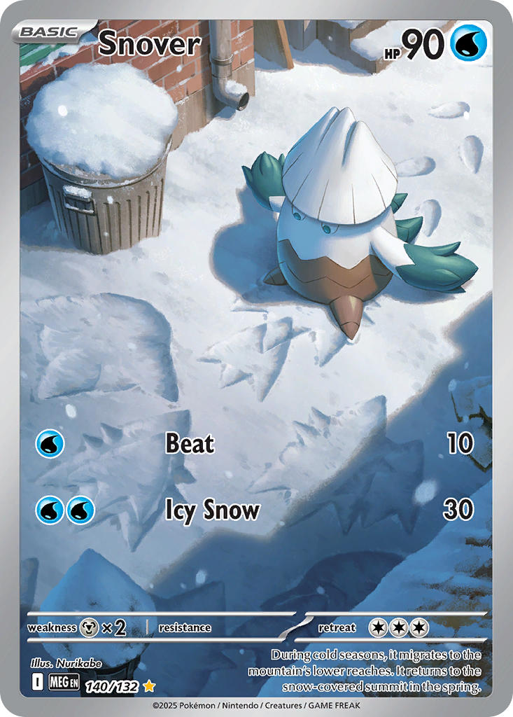 Snover - Mega Evolution (Illustration Rare) [MEG-140] English / Near Mint / Normal